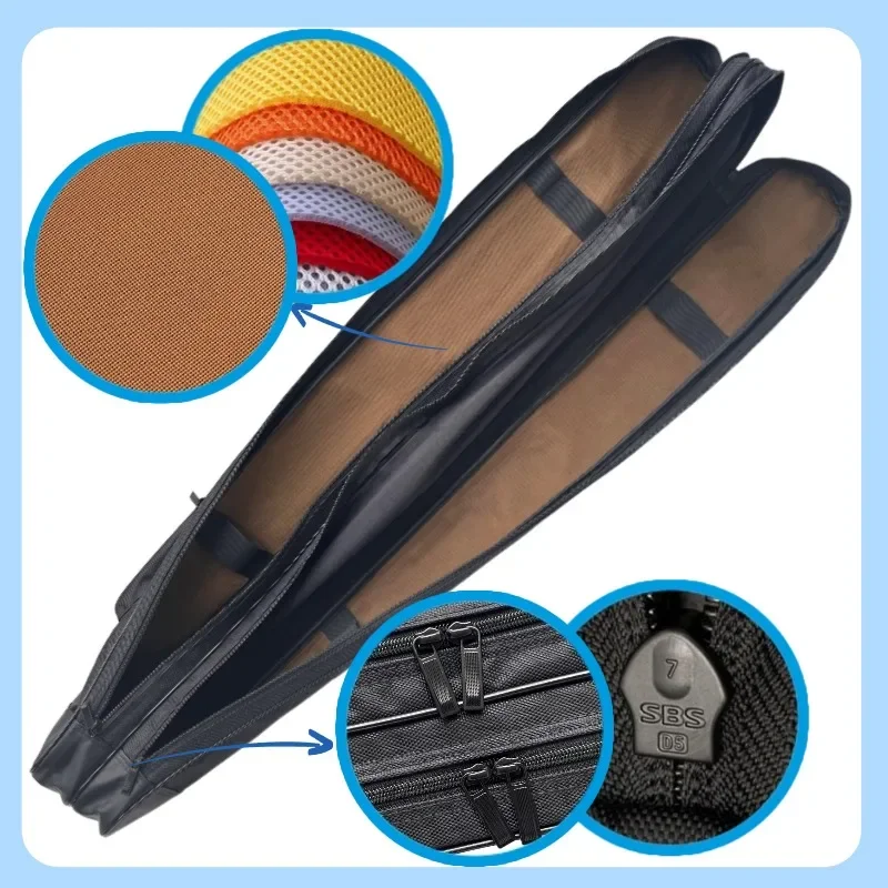 1.1 Meter Sword Bag Can Packed 2 Sword Waterproof Bag For Stick Knife Katana Kendo Holder Carry Case Tai Chi Shoulder