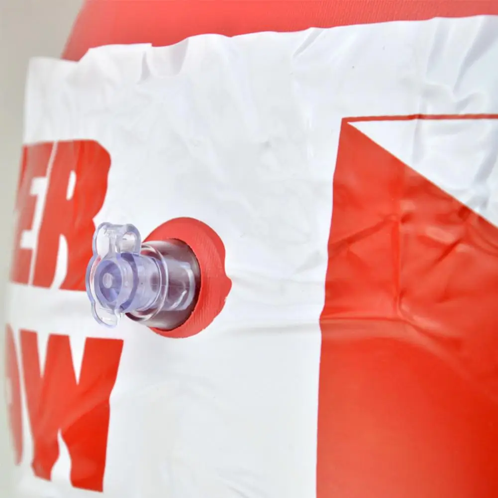 1 Set Dive Float Buoy Inflatable Heavy Duty Pvc Diver Below Flag Buoy