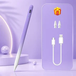 Fast - Charging Stylus Pen with Palm Rejection and Tilt Sensitivity for Drawing and Note - Taking (Gradient Purple)
