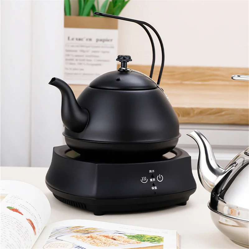 2L Stainless Steel Teapot Kettle Boiling Water Kettle with Infuser Filter for Induction Cooker Kitchen Home