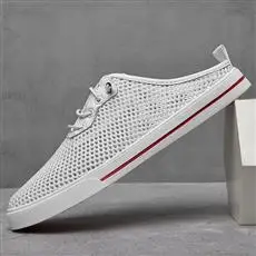 

New Style Flying Mesh Casual Sneakers and Half Slippers