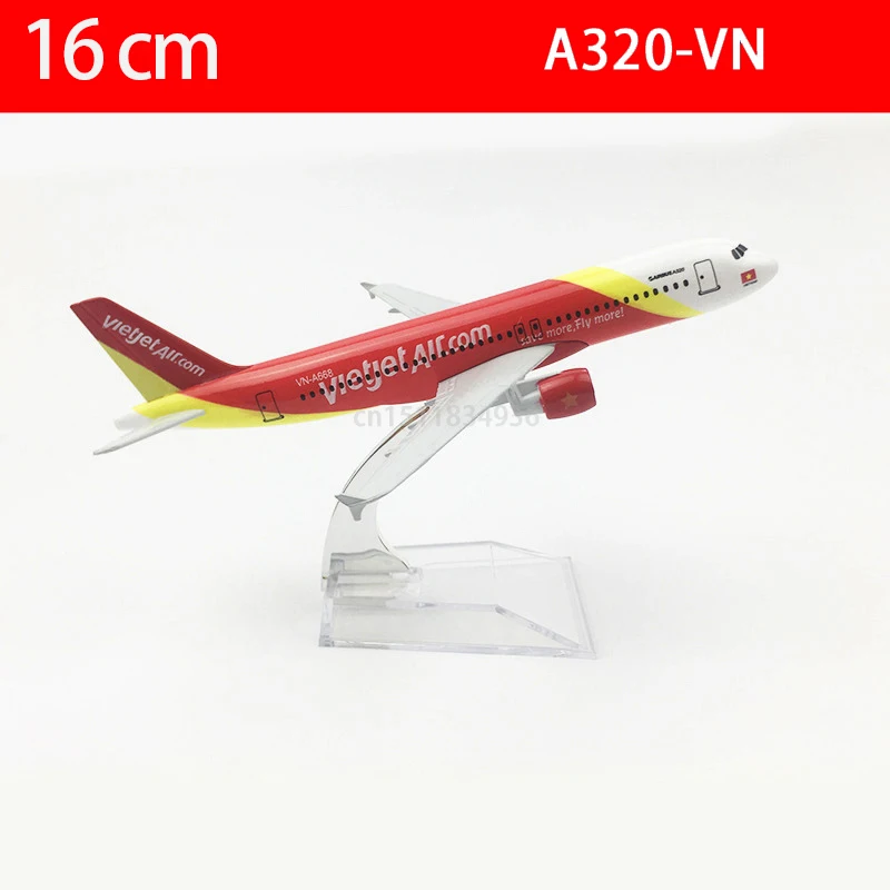 6-Inch Diecast Airplane Replica
