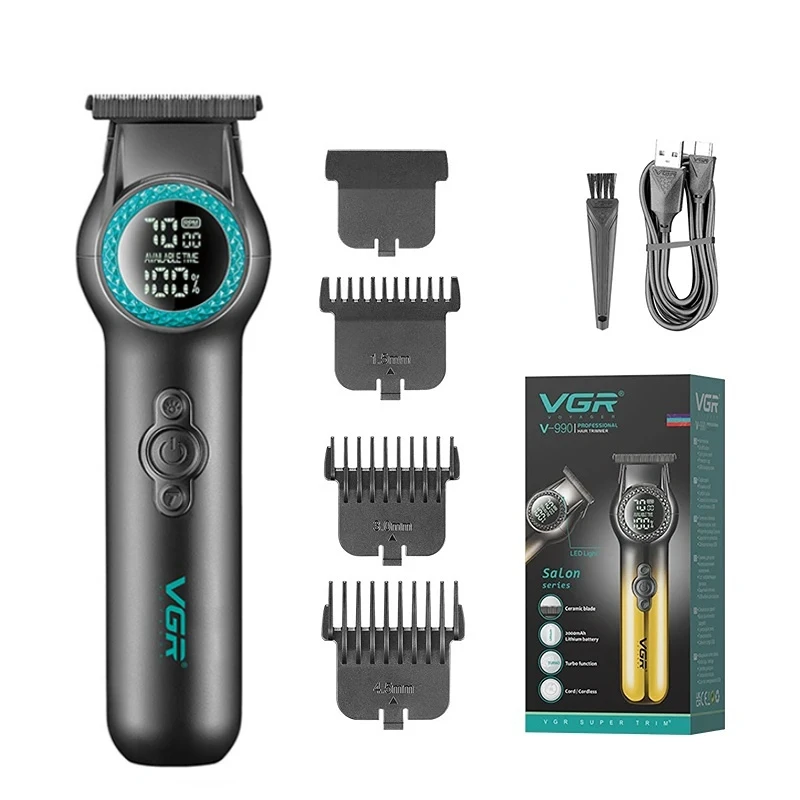 VGR مكينات حلاقه للرجال توربو باور دبوس الشعر المه...