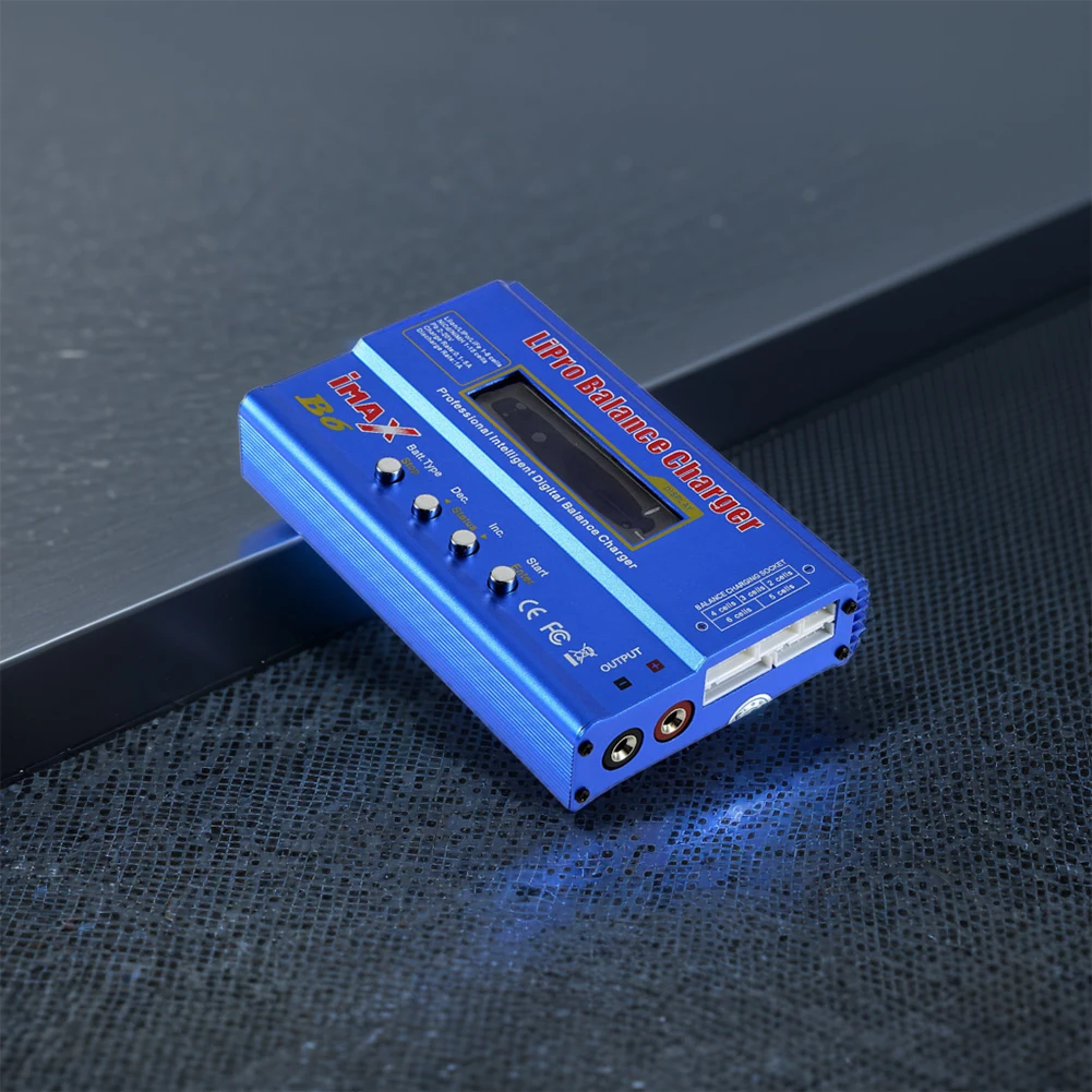 80W DC10-20V Mini Professional Balance Charger Discharger for RC Quadcopter Drone Car Battery Charging RC Part