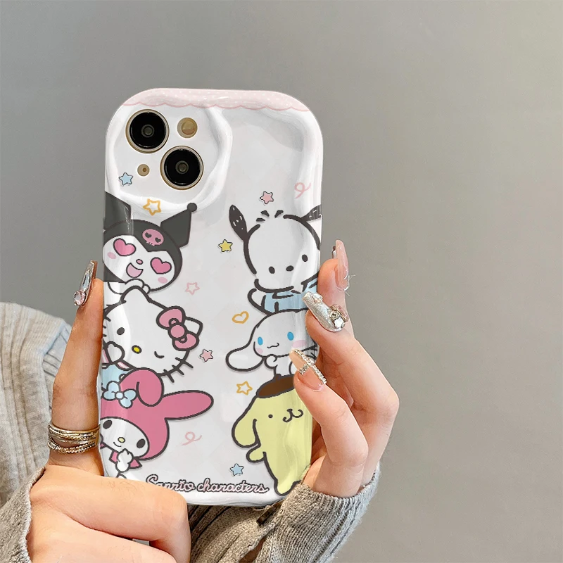 thumbnail image 1 of Sanrio funda de teléfono suave Hello Kitty para Samsung Galaxy S23 S22 Ultra Plus S21 FE A73 5G A72 A71 A54 A53 A52 A51 4G A50S A50, 1 of 5