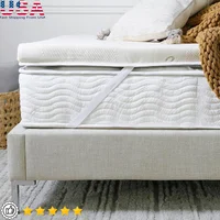 Graphite Memory Foam Mattress Topper 3 Inch Cooling Comfort Pressure Relief Motion Isolation Eco-Friendly CertiPUR-US 1