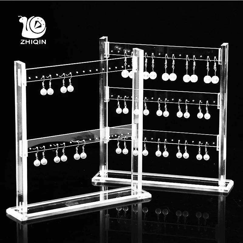 Acrylic Large Capacity Earring Display Organizer Holder Earrings