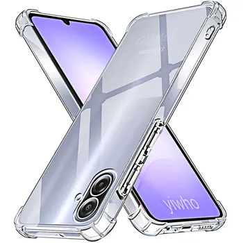 Custodia per telefono trasparente per Samsung Galaxy A07 4G A17 5G Custodie posteriori Cover protettiva per fotocamera Custodia per Galaxy A 07 17 Shell