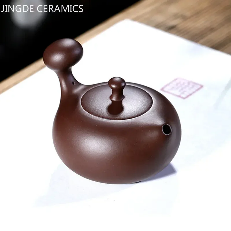 

200ml Yixing Famous Handmade Purple Clay Teapot Creative Zhu Mud Xishi Beauty Kettle Chinese Zisha Teaware Customized Tea Pot