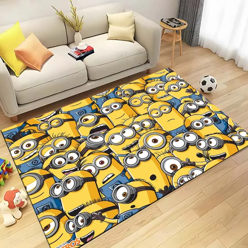 ミニオンズキャラクターのカーペット,リビングルームとベッドルーム