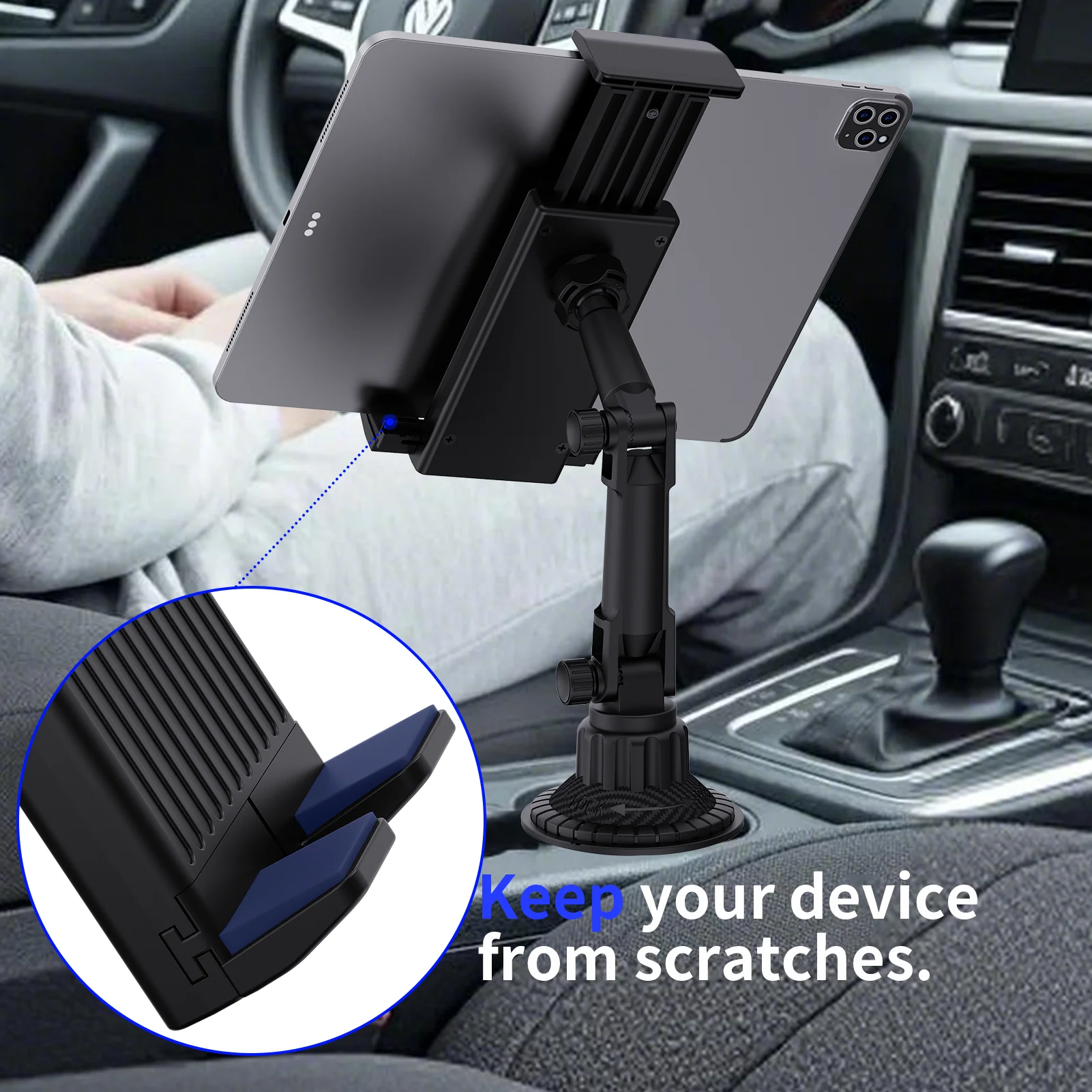 Ultimate 360° Adjustable Car Tablet and Phone Holder