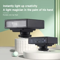 Mini Camera Flash Speedlite GN12 5600K Standard Hot Shoe Mount for Sony Canon Nikon Panasonic Olympus DSLR Camera 2