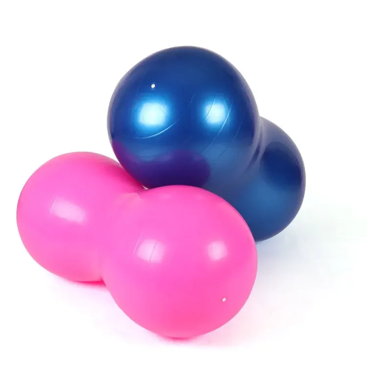 Yoga ball Fitness Yoga Ball Kuotuo PVC Peanut Ball for One-Piece Healthy Body Exercise Easy To Carry Store