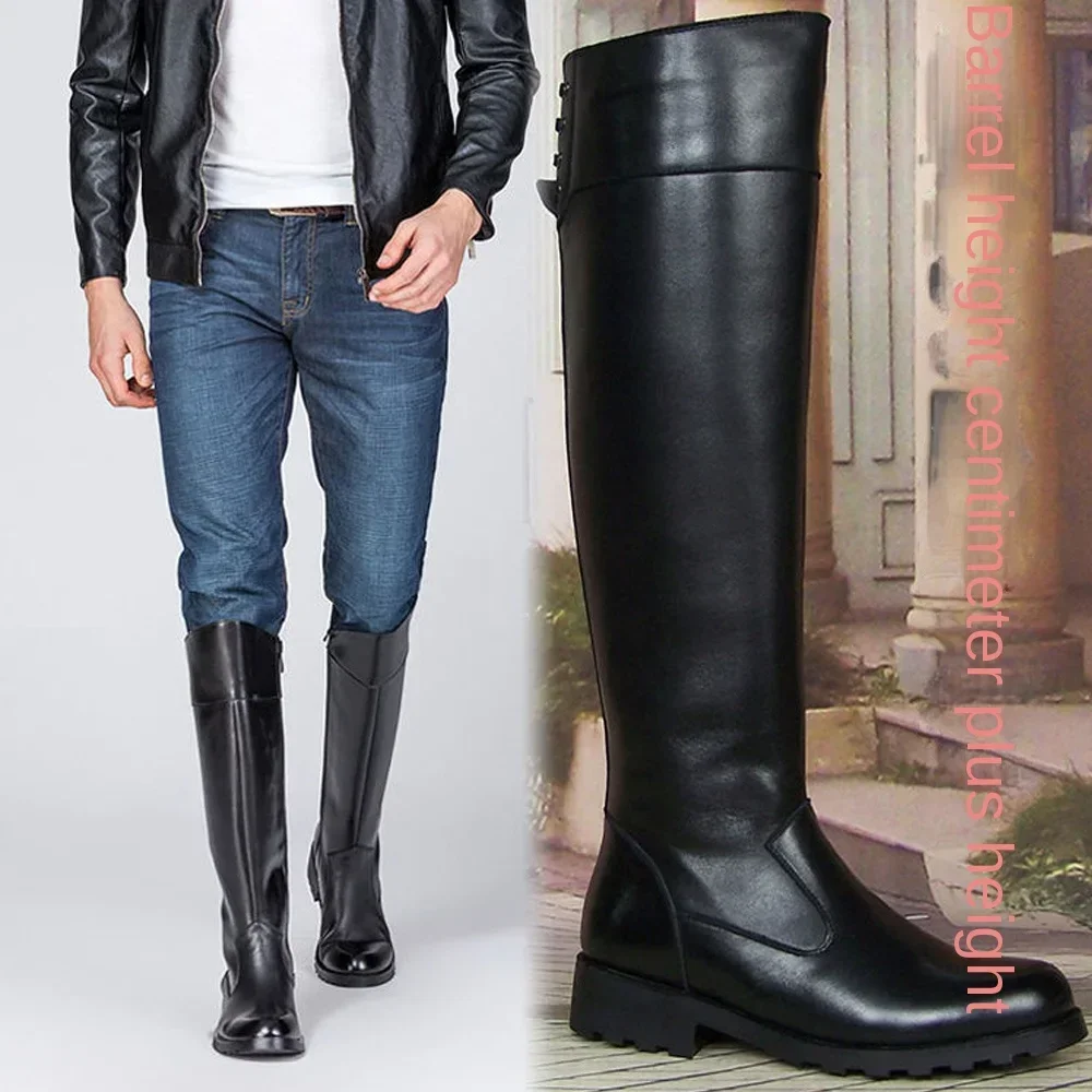Paire De Bottes De Chasse Vintage Fagg Brothers – Cuir Noir Et Arbres En Bois – Fabriquées Au Royaume-Uni