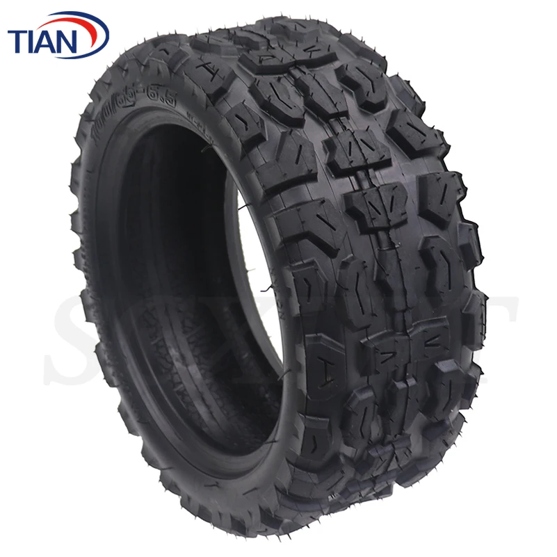 11Inch 90/65-6.5 Tubeless Tire 100-65-6.5 Thicken Off-road Inflatable Tyre + Air Valve For Dualtron Thunder Plus Zero 11X Wheels