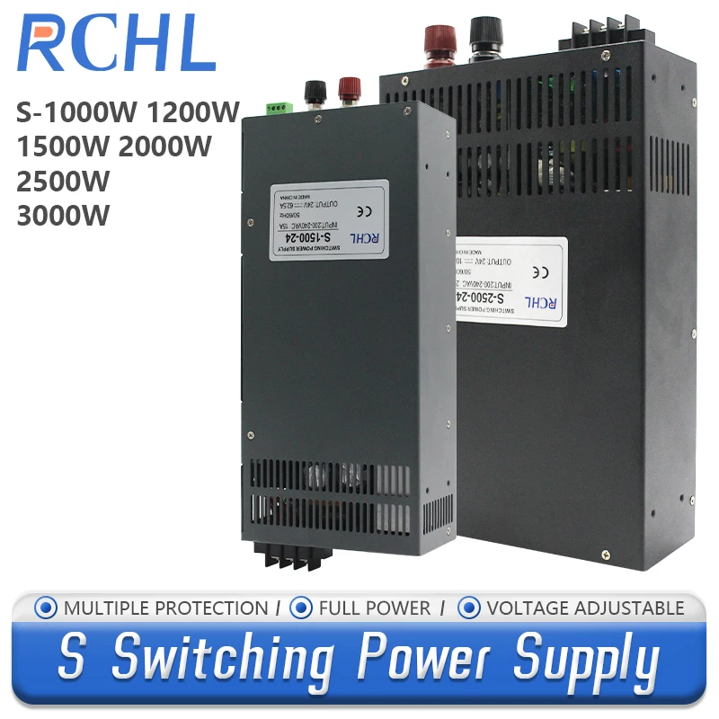 2500W 3000W Switching Power Supply AC 110/220V to DC 0-12V 24V 36V