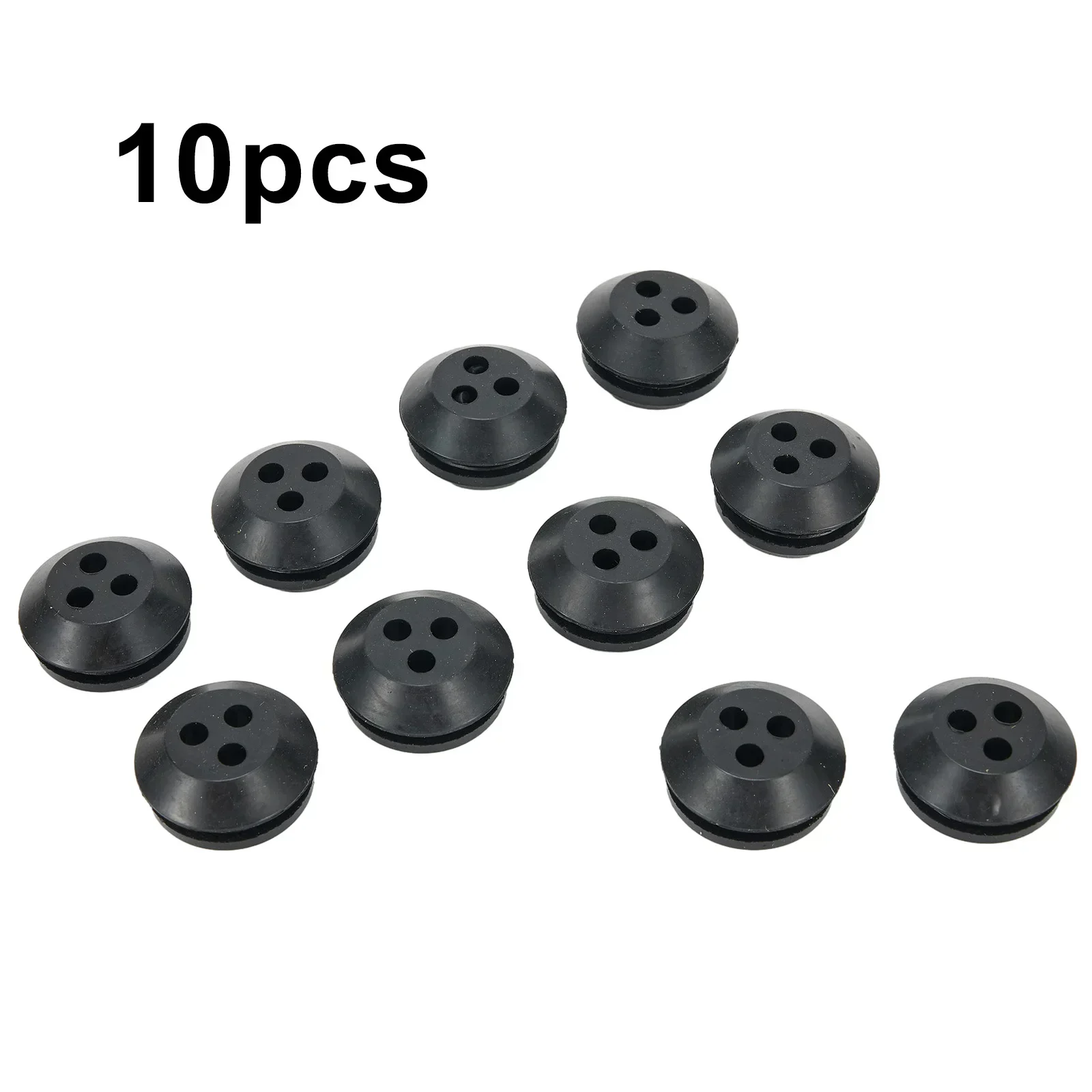 5 Pièces Oeillet Réservoir Carburant Tondeuse - 3 Trous 25mm - Fdit - Compatible Echo