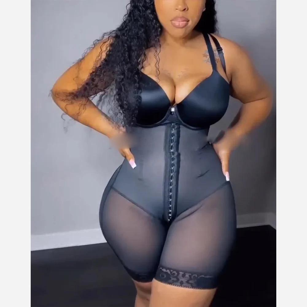 Fajas Colombianas High Compression Front Hooks Shaper Slimming Shapewear Waist Trainer Post-Surgical Use Underwear 2