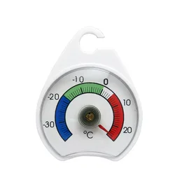 Enhanced Temperature Gauge for Refrigerators and Freezers with Hook, Range -30°C to 20°C (1PCS)