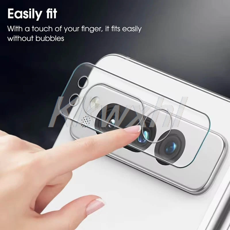 2-Pack 9H HD Camera Lens Tempered Glass Protector Cover