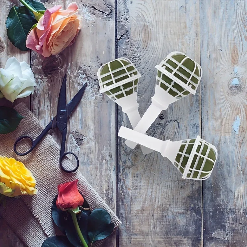 1/3 Stück Deluxe-Blumenstraußhalter, DIY-Hochzeitsstrauß-Set mit Schaumstoffbasis für Hochzeitsbräute, Blumenarrangement, Heim- und Raumdekoration – Detail 8
