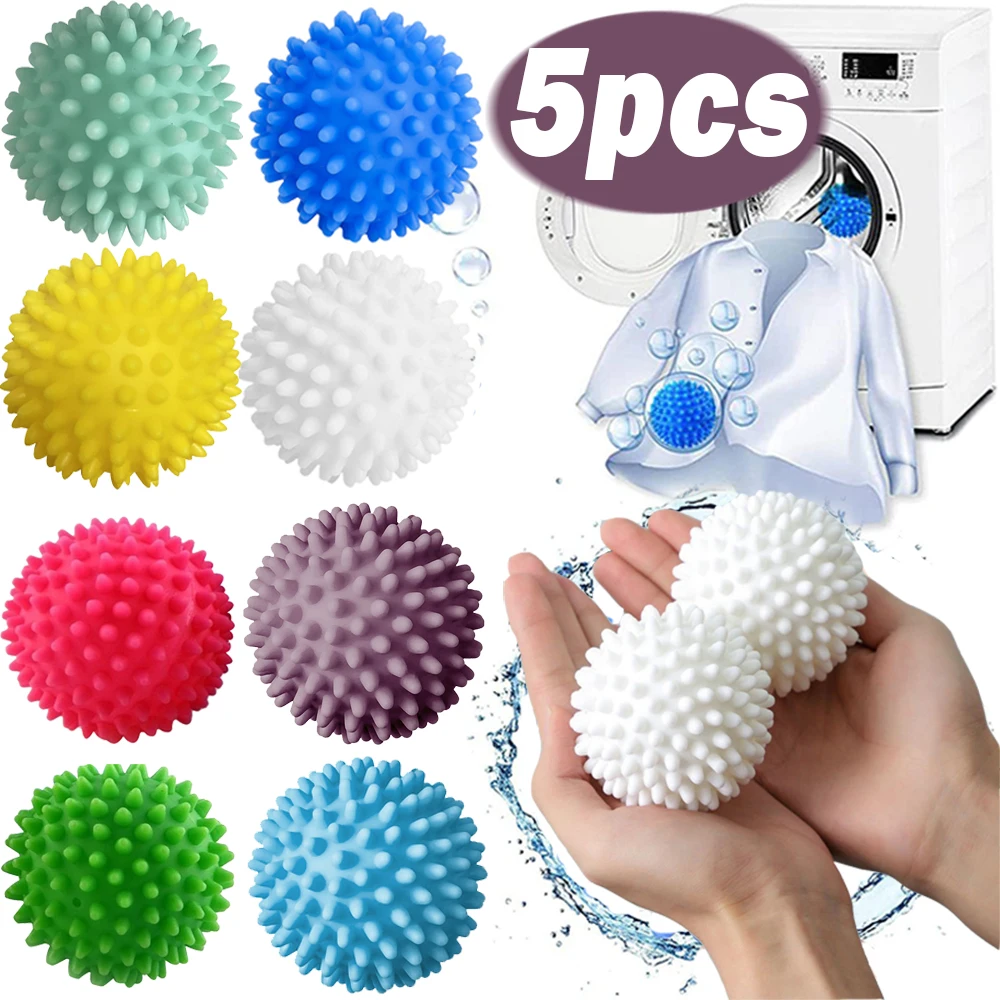 Laundry Ball Magic Anti-Winding Reusable Drying Ball Pet Hair Remover for Household Clothes Washing Machine Cleaning