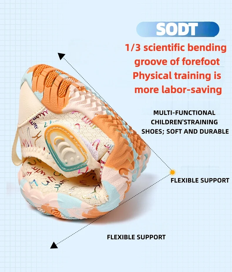 Youth Adventure Barefoot Water Shoes – Quick Dry, Non-Slip Aqua Socks