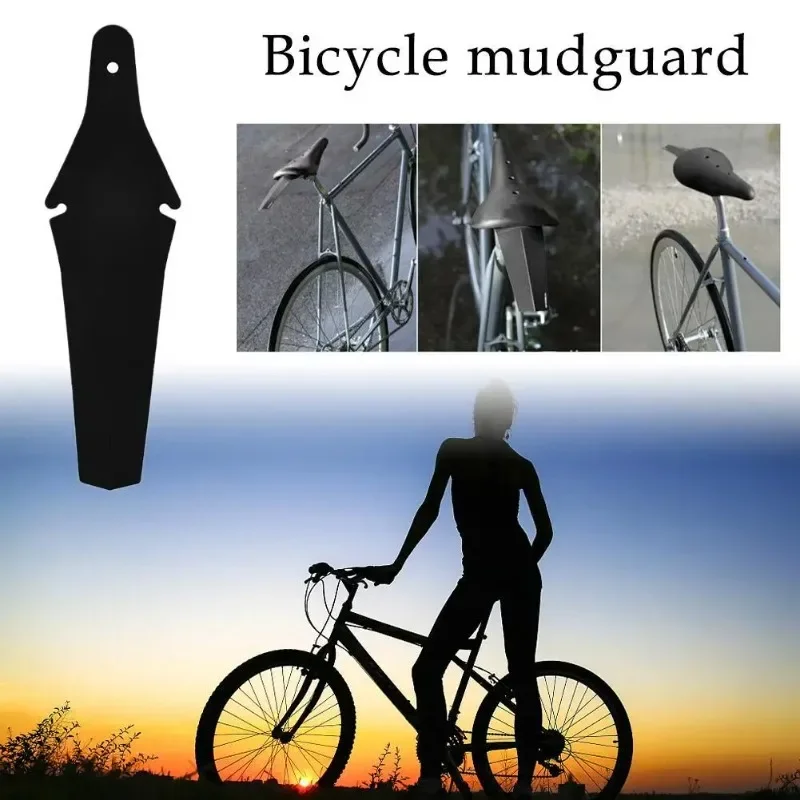 Bicycle Fender 33cm Bicycle Mudguard MTB Saddle Rear Fender Plastic Fender Saver Quick Release Equipment Cycling Outdoor Bike Accessory