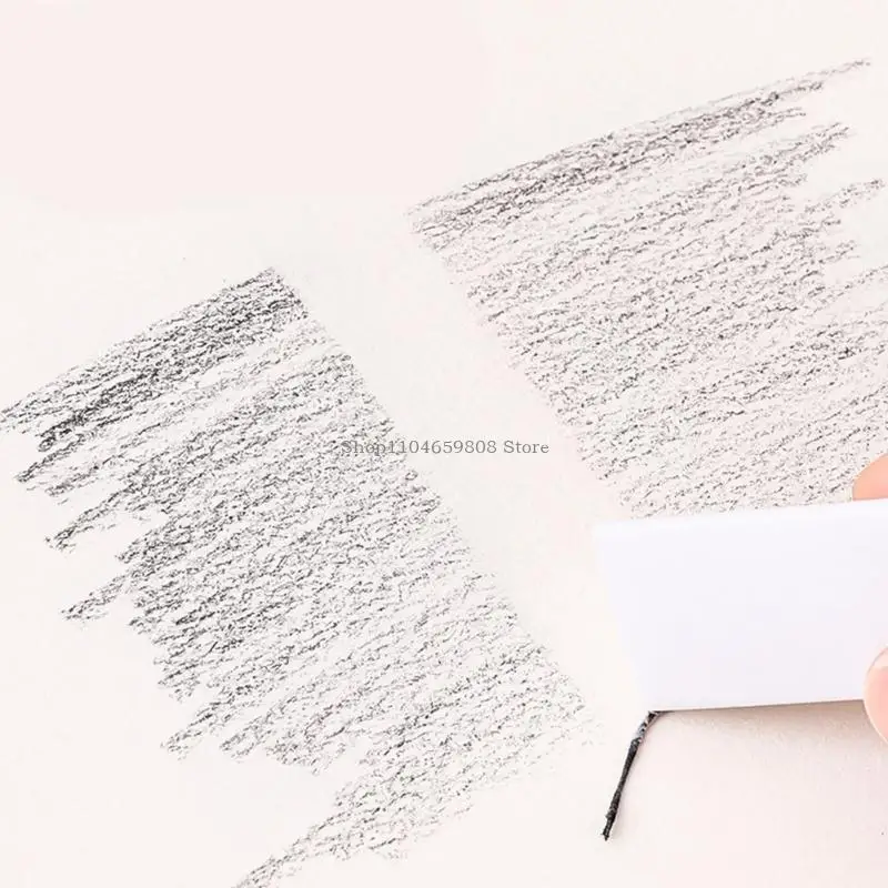 삼각형 모양의 지우개 7 팩 디자인 어린이 학교 용품 안전