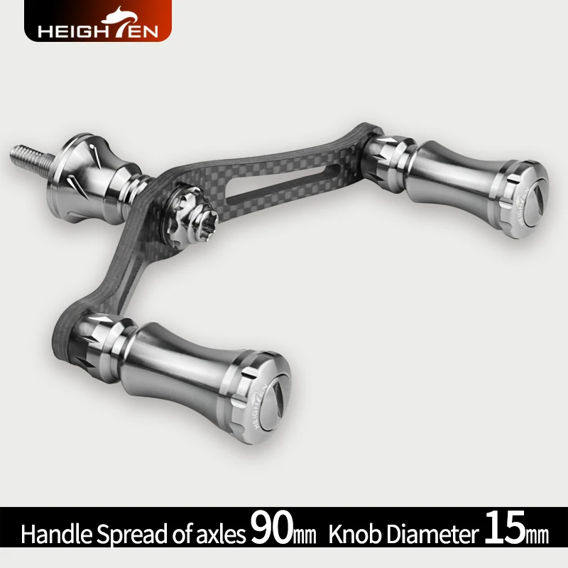 HEIGHTEN Spinning Carbon Reel Griff 90mm für Shimano Daiwa