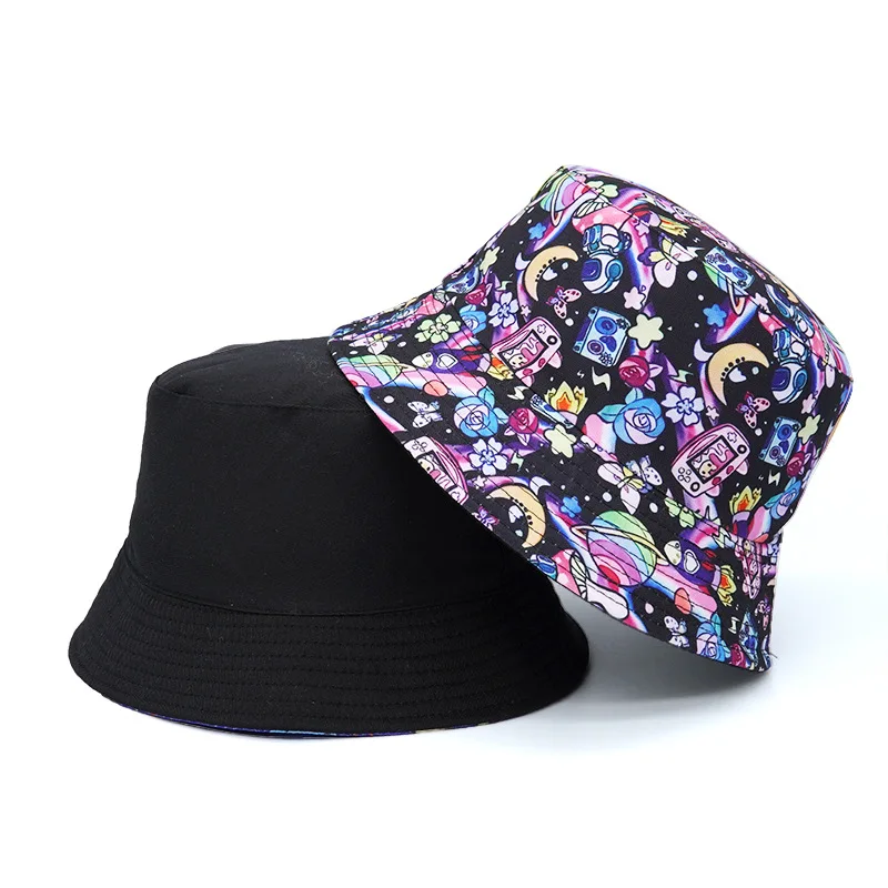 Gorra De Pcador Con Tampado De Panamá Para Hombre Y Mujer, Visera Plana De Diseño Kawaii
