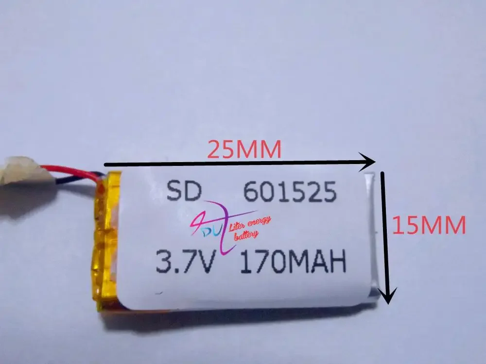 

best battery brand Size 601525 3.7V 170mah Lithium polymer Battery with Protection Board For MP3 MP4 MP5 GPS Digital Products Fr