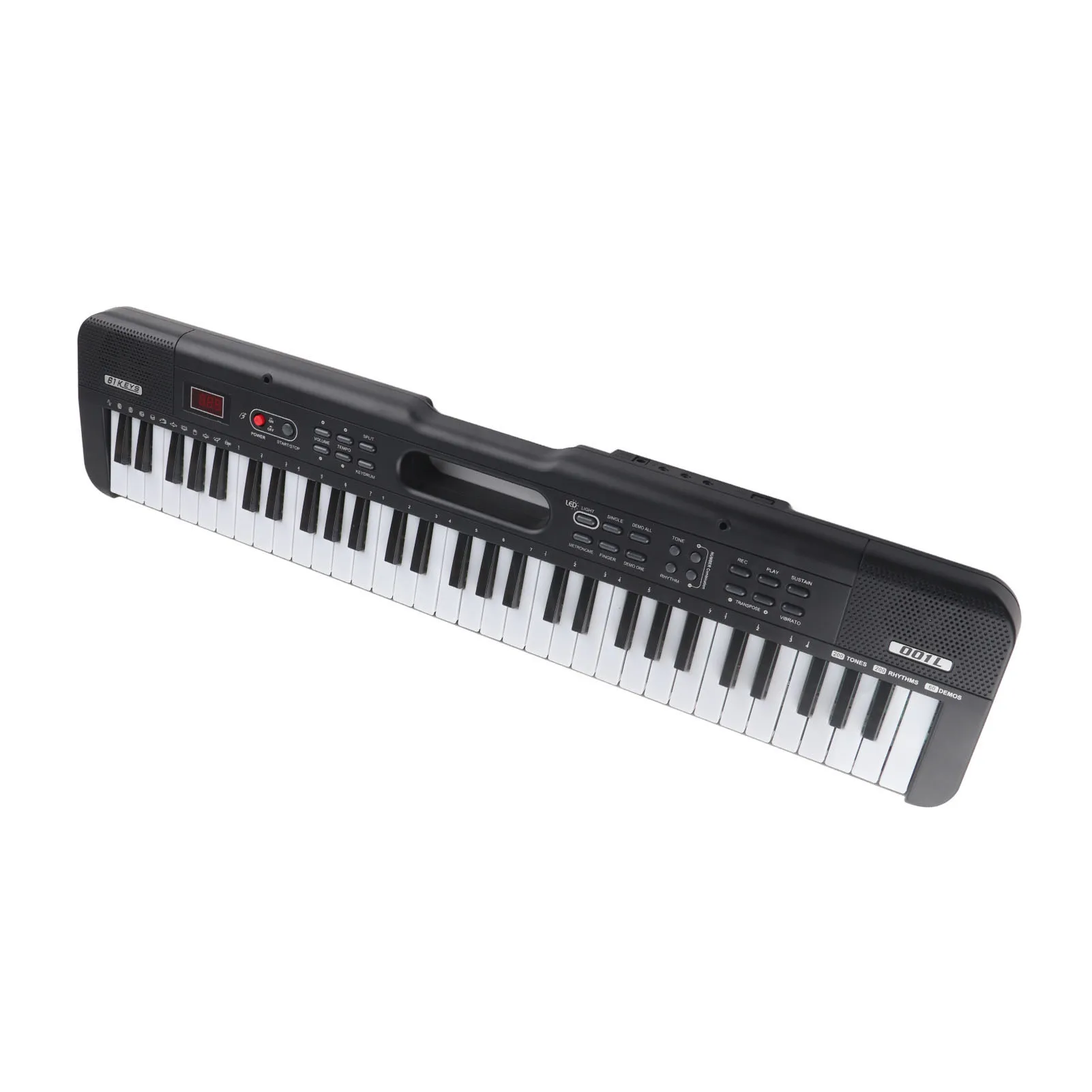 Portable 61 Key Digital Music Electronic Keyboard Kids Multifunctional Electric Piano For Piano Student Musical Instrument