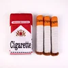 Creative Cigarette Interactive Giggles Dog Toys Funny Plush Chewing Toy with Squeaking Sound Dog Toy Cigaret Box Good Pet Gifts 3