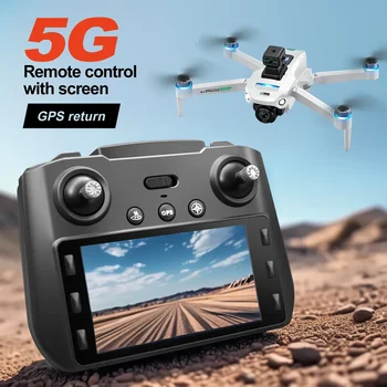 S159 GPS Rc Drone 5G Professionale 8K HD Fotografia Aerea Doppia Fotocamera Omnidirezionale per Evitamento Ostacoli Drone con Schermo