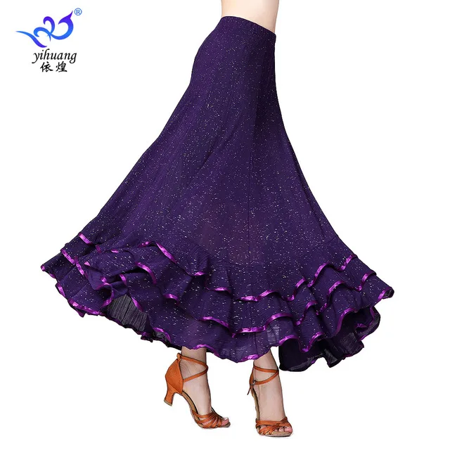 

2023 New Design !! Ballroom Dance Skirt Lady Tango Waltz Dancing Costumes Women Competition Clothes
