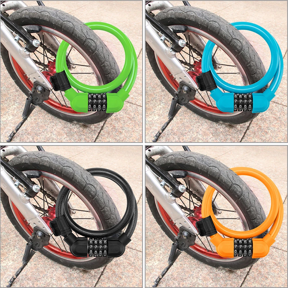 Code Password Bike Combination Lock Bike Cable Lock Tough Security