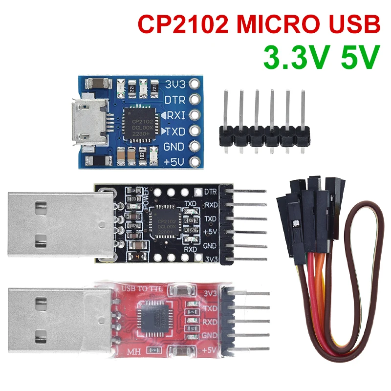 CP2102 USB 2.0 To TTL UART Module 6Pin Serial Converter STC Replace FT232 Module - Foto 4