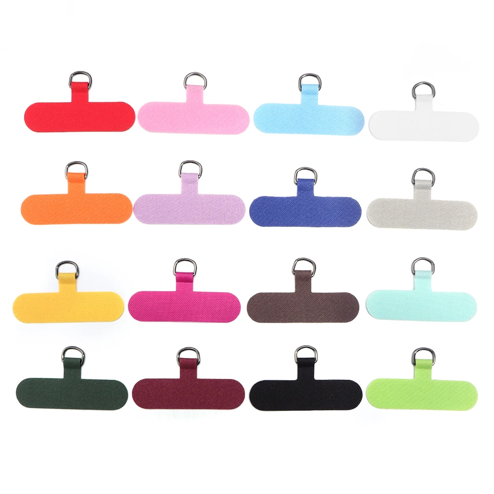 Set of 5 Detachable Phone Lanyards with Metal Ring and Clip