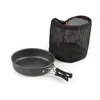 Outdoor Pan Pot Ultra-light Hard Aluminum Alloy Picnic Cookware Set Camping Cookware Frying Pan Camping Hike Utensils 2