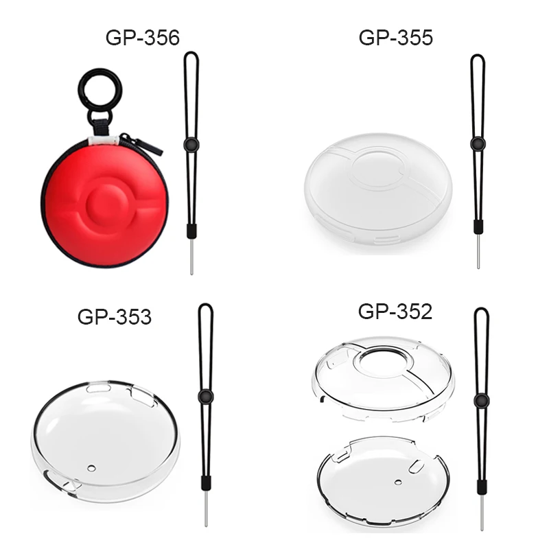 Custodia Protettiva Completa Con Cerniera In Eva Per Pokemon Go Plus + Borsa Rigida Con Corda Anti-Caduta Per Poke Go Plus + Accessorio Di Gioco