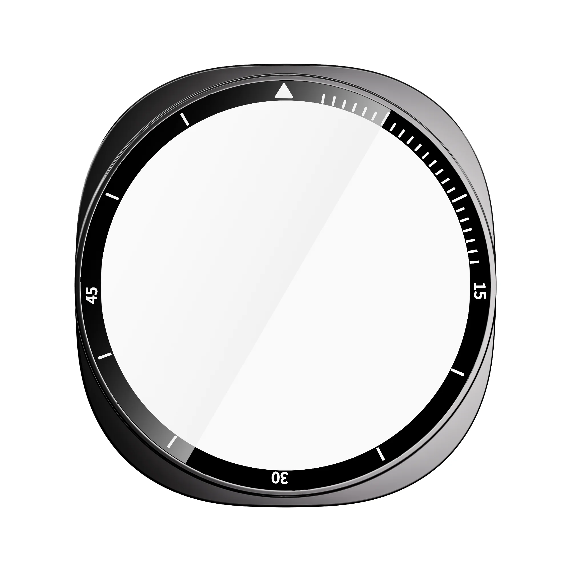 Premium Tempered Glass and PC Protective Watch Case - Full Coverage Bumper Cover for 44mm/40mm Smartwatches