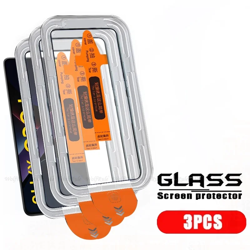 High-Quality Tempered Glass Screen Protector – Full Cover, Dust-Free, 9H Hardness