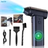 Protable Air Duster Mini Powerful Air Blower for Computer 110000RPM Mini Electric Cordless  Computer Keyboard Cleaner Air Blower 6