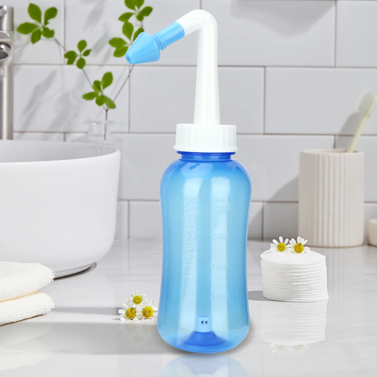 Nasal Irrigator 300ml 500ml Nasal wash bottle Nasal irrigator cleaner Waterpulse Rinse nose Neti Pot Avoid Allergic Rhinitis Sinusitis
