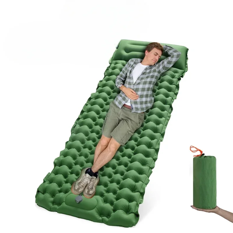 Thickened Portable Outdoor Inflatable Mat,Camping Tent Moisture Mat,Automatic Inflatable Napping Mat for Sleep Outdoors Thickened Portable Outdoor Inflatable Mat,Camping Tent Moisture Mat,Automatic Inflatable Napping Mat for Sleep Outdoors