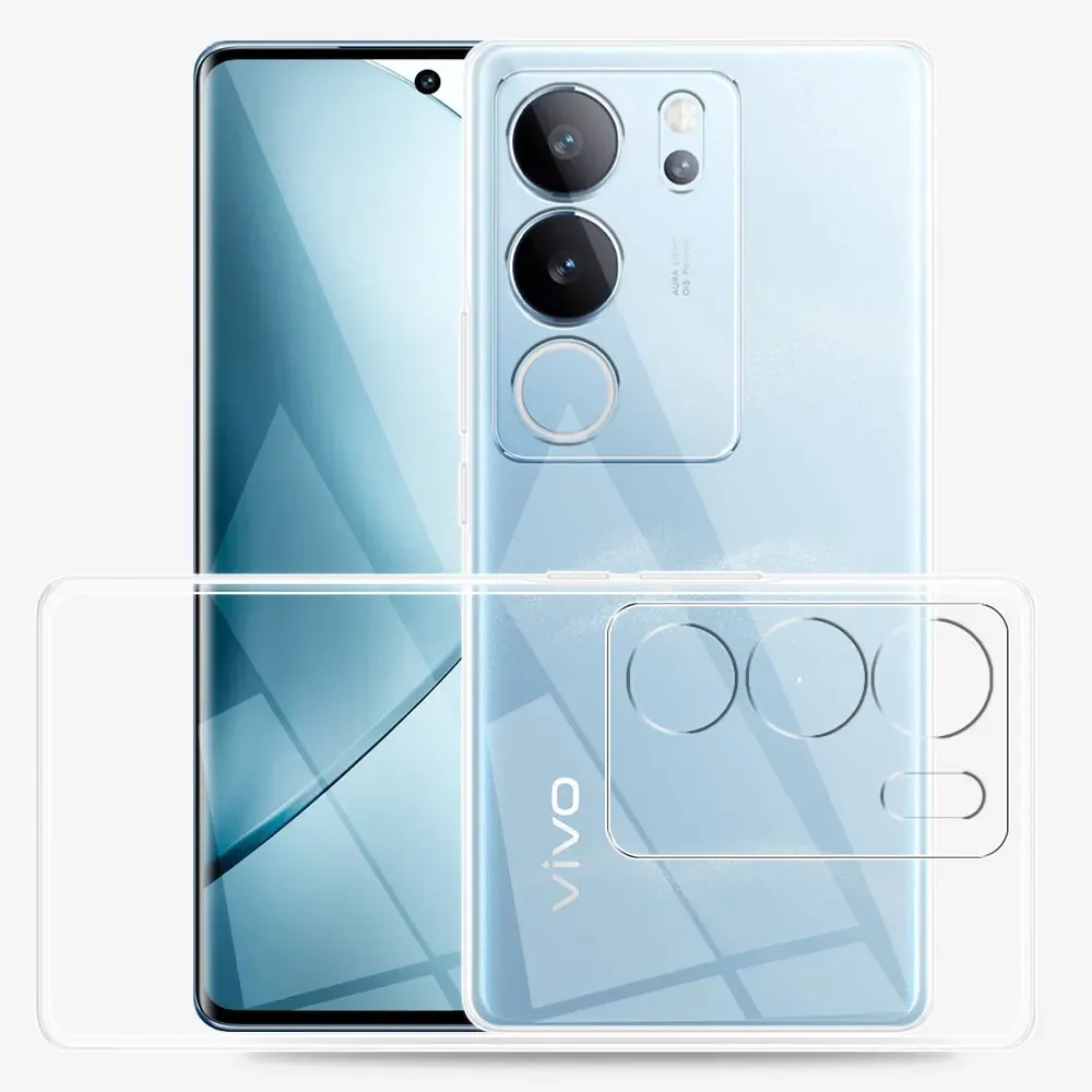 Clear Silicone Soft Phone Case - Durable Transparent Coque Cover