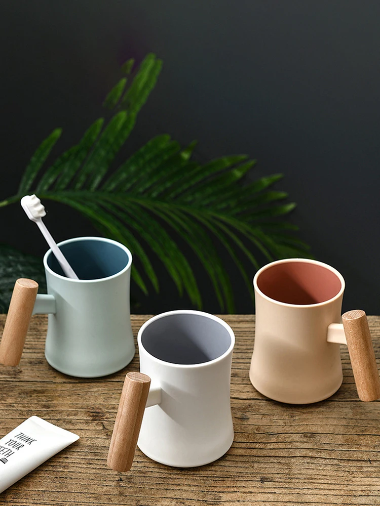 Creative Bathroom Tumbler Set For Couples Simple Toothbrush Cup_voghion.com