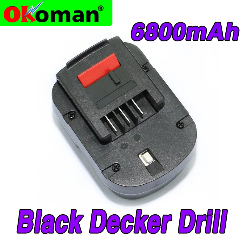 12V 6800mAh Black & Decker A12 A12ex Fsb12 Fs120b A1712 Hp12k HP12