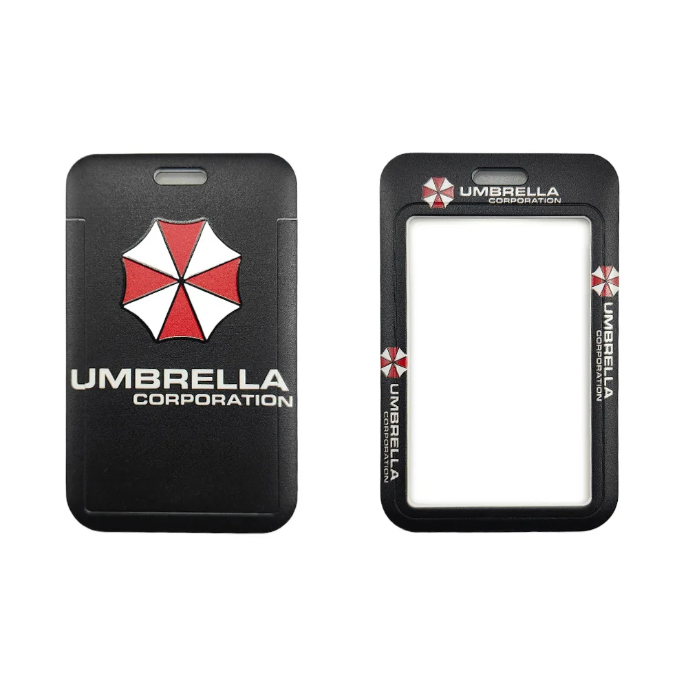 Game logo PVC Card Cover Student Campus Hanging Neck Bag Card Holder Lanyard ID Holders key chain